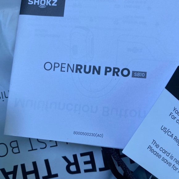 Bone conducting new unopened Headphones New In Box High Quality Open Run Pro - Picture 8 of 12